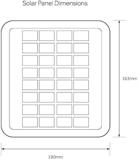 123led Montat pe perete Lampă Solară 550lm Alb Rece 5500K cu Senzor de Mișcare și Fotocelulă