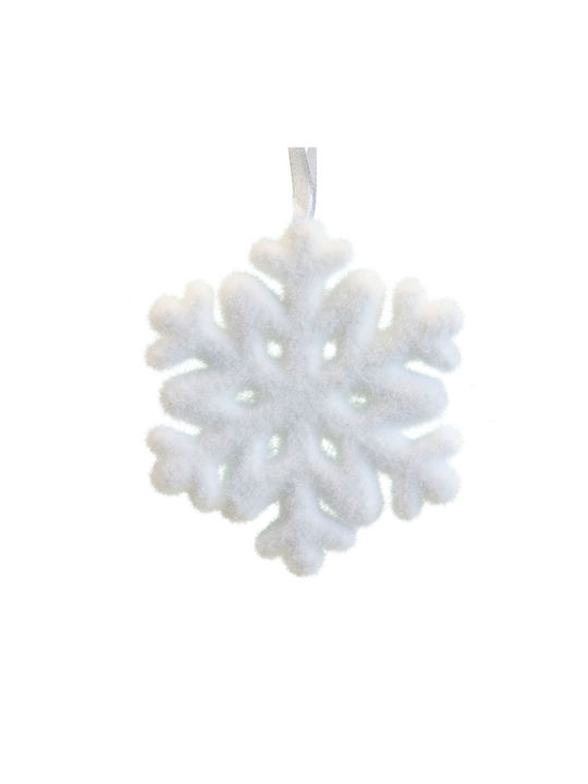 Kaemingk Διακοσμητική Christmas Snowflake Ornament White 11x11cm