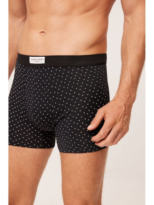 Ανδρικά Μποξεράκια Μαύρα με Σχέδια 2Pack