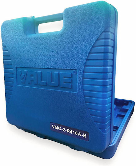 Value VMG-2-R410A-B Μανόμετρο Ψυκτικών
