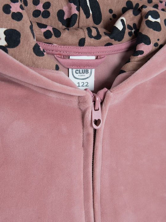 Cool Club Kinder-Strickjacke mit Kapuze Rosa