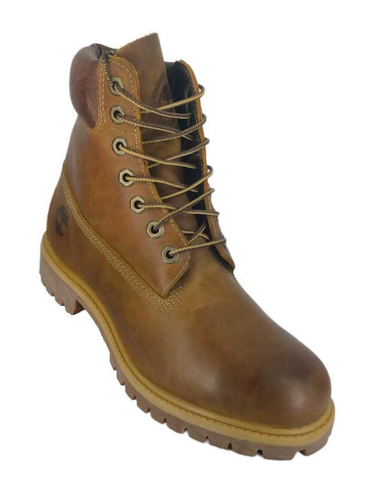 Timberland Δερμάτινα Καφέ Ανδρικά Μποτάκια