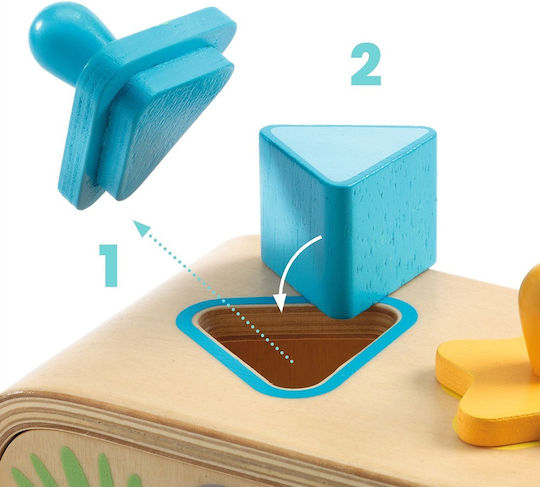 Djeco Shape Sorting Toy Koala made of Wood for 18++ Months