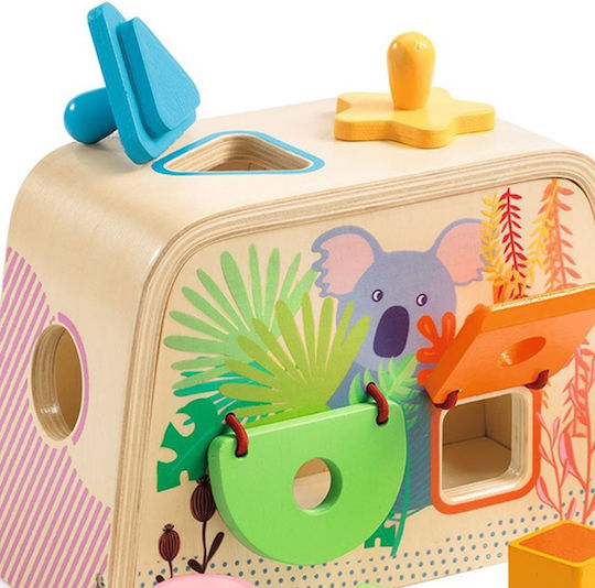 Djeco Shape Sorting Toy Koala made of Wood for 18++ Months