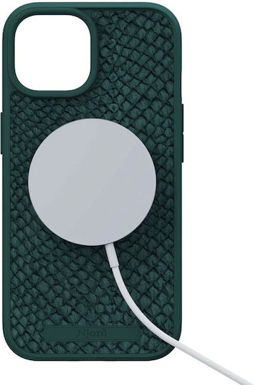 Njord 360 Full Cover Δερμάτινο 2mm Ροζ (iPhone 15 Plus)