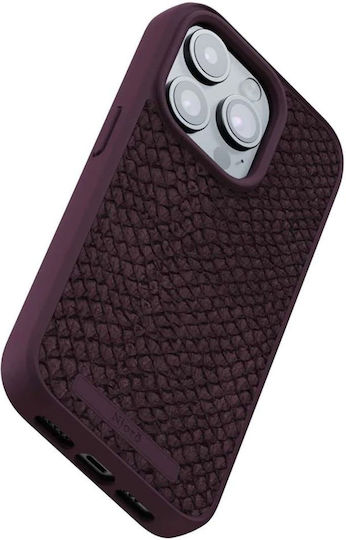 Njord 360 Full Cover Δερμάτινο 2mm Ροζ (iPhone 15 Pro)