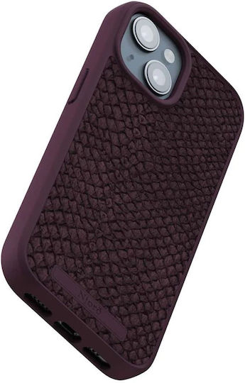 Njord 360 Full Cover Δερμάτινο 2mm Ροζ (iPhone 15)