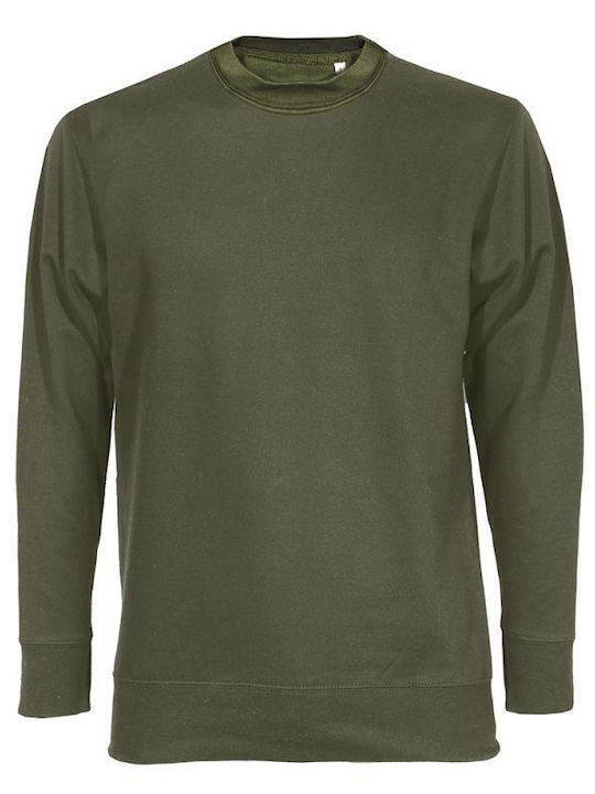 Keya Long Sleeve Work Sweatshirt Khaki