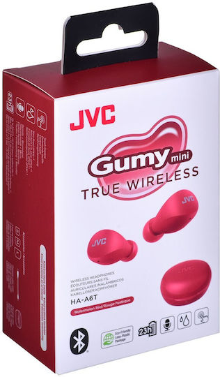 JVC HAA-6TRU In-ear Bluetooth Handsfree Earphones with Charging Case Red