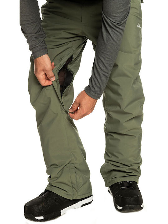 Quiksilver Estate EQYTP03146-GNB0 Men's Trousers for Ski & Snowboard Green