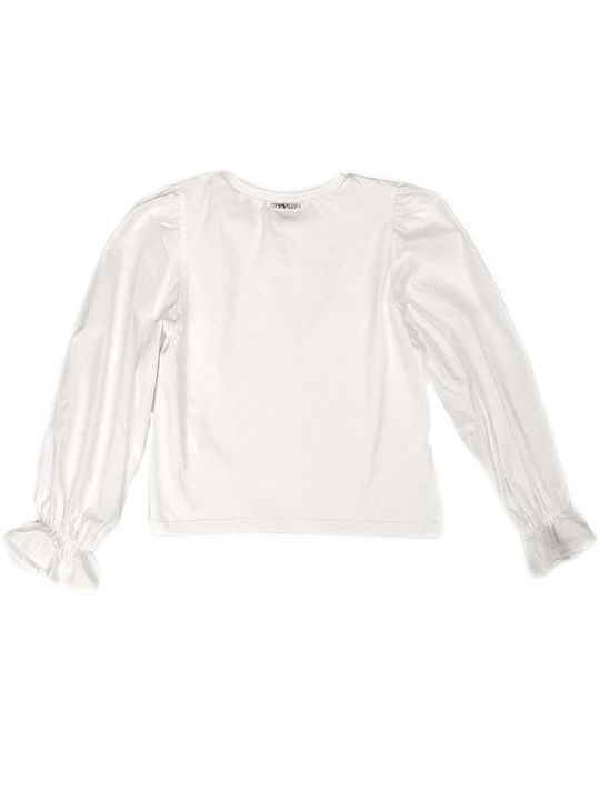 Kids' Shirt Long Sleeve White