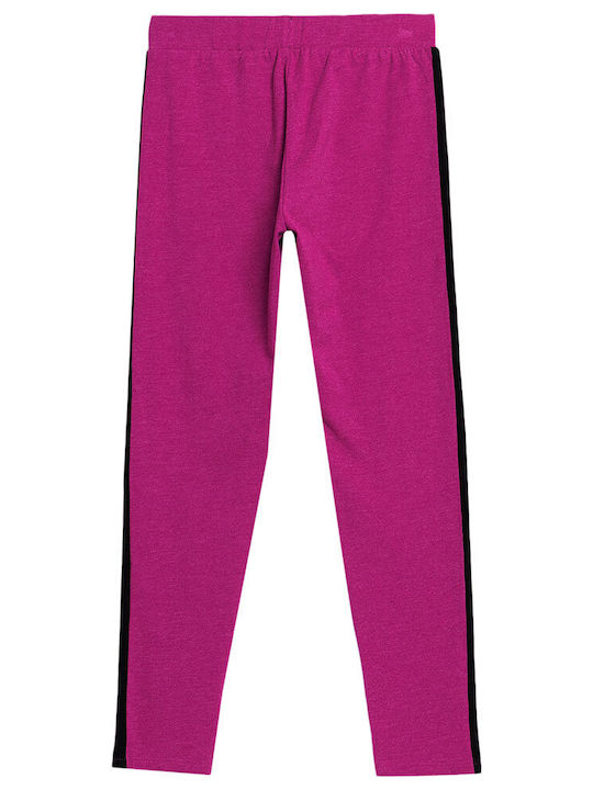 4F Leggings pentru Copii Long Fuchsia