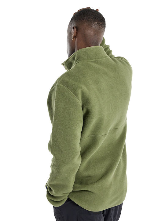 Burton Men's Long Sleeve Blouse with Buttons Green