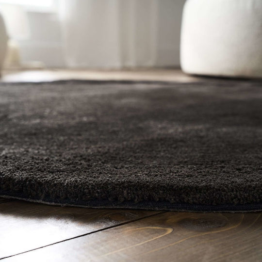 Gofis Home Heaven 802/14 Rutschfest Teppich Rechteckig Synthetisch,Polyester/Cotton/Leather Graphite Black