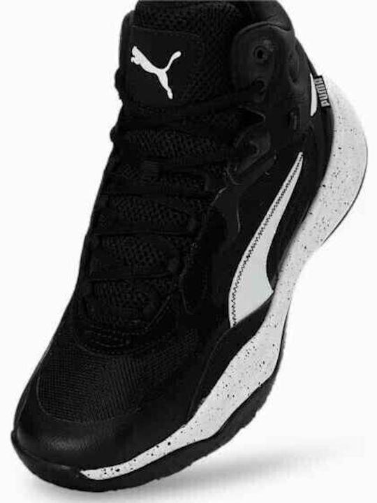 Playmaker Pro Mid Ψηλά Μπασκετικά Παπούτσια Μαύρα