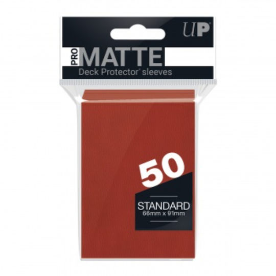 Ultra Pro Pro-Matte Kartenhüllen Standardgröße 50 Stück Rot