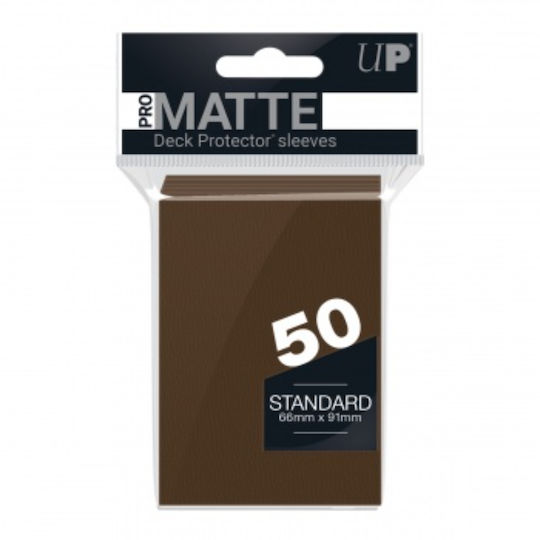 Ultra Pro Game Accessory Pro-Matte Card Sleeves Brown 66x91mm (Standard) 50τμχ 84189