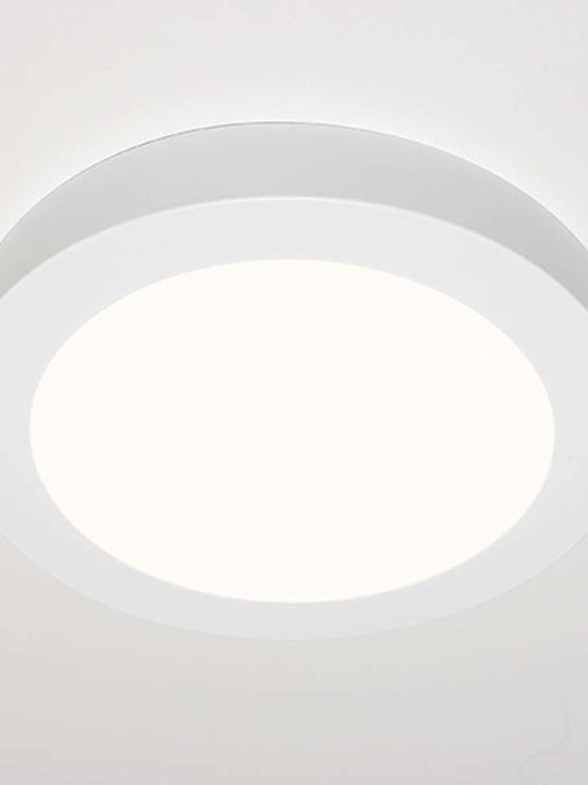 123led Rotund Încastrat Panou LED Putere 18W cu Bianco reglabil Lumini