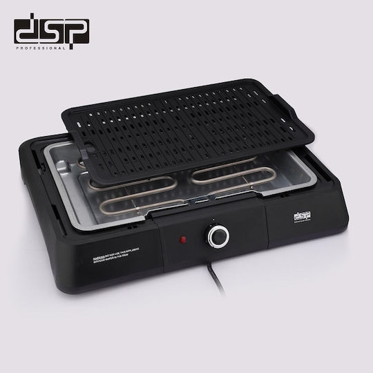 DSP Επιτραπέζια Ηλεκτρική Ψησταριά 1600W με Ρυθμιζόμενο Θερμοστάτη 41.5x26εκ.