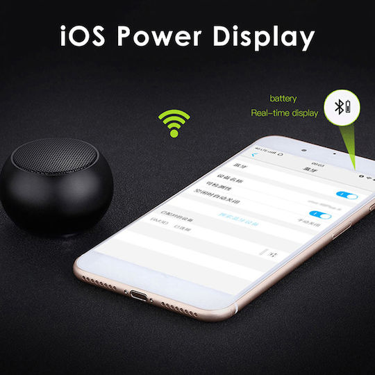 Mini Bluetooth-Lautsprecher 3W mit Akkulaufzeit bis zu 4 Stunden Silber