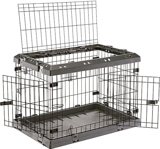 Ferplast Superior 75 Hund-Drahtkäfige Hund Small Schwarze 77x51x55cm