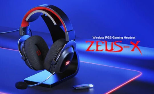 Redragon H510 RGB-PRO Ασύρματο Over Ear Gaming Headset με σύνδεση USB