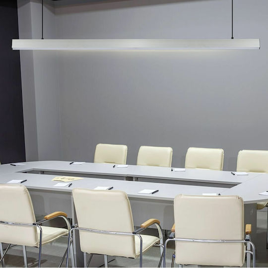V-TAC LED Kommerzielle lineare Beleuchtung Leuchte Decke 40W Kaltes Weiß IP20 B120xT5.5xH5cm