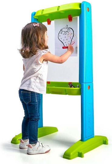 Feber Art & Fun Board Πίνακας Μαρκαδόρου / Μαυροπίνακας Διπλής Όψης Επιδαπέδιος 53.5x57.5x106εκ.