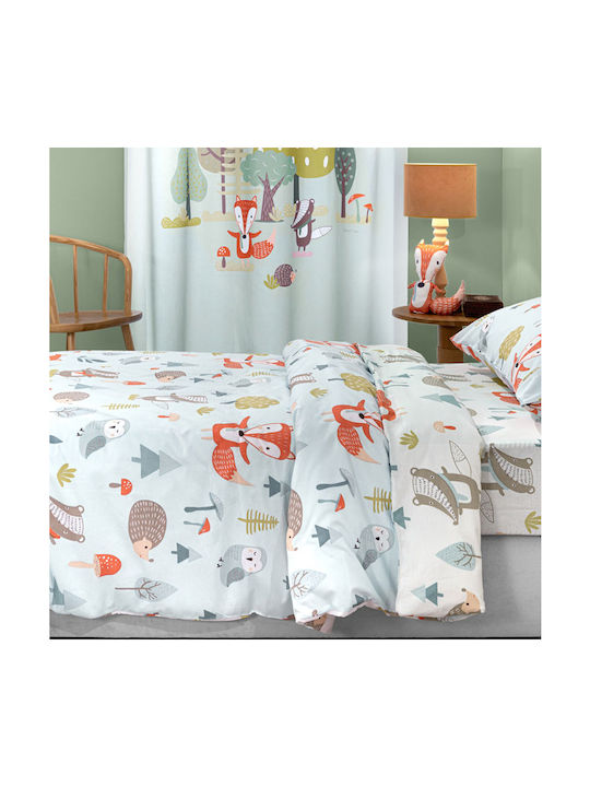 Saint Clair Sheet Set Single Cotton Mint. 165x250cm 3pcs