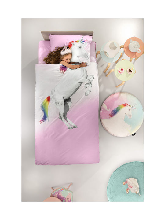 Saint Clair Kinderbettlaken Set Mit Gummizug Ceros Flieder 170x250cm
