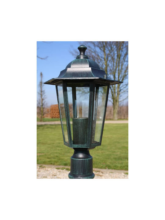 vidaXL Preston Outdoor Floor Lamp Small Post 60W IP44 for E27 Socket Black