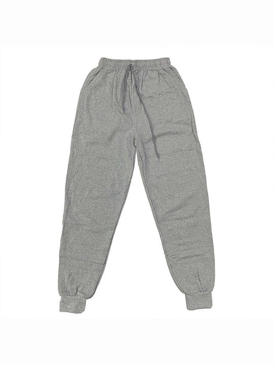 Ustyle Men's Sweatpants with Rubber Gray