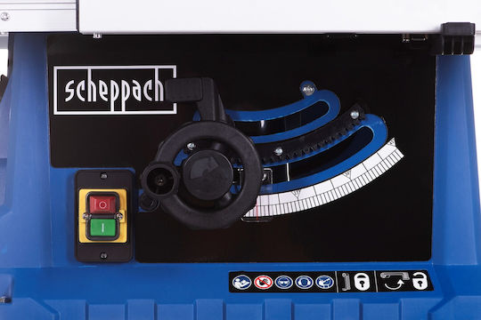 Scheppach Bench Saw 2000W, Cutting Disc Diameter 250mm & Cutting Speed 4800rpm SCH-5901308901