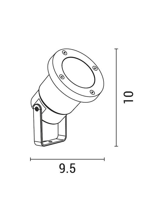 Eurolamp Προβολάκι 5W 10x95cm