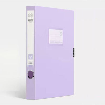 Next Plastic Cutie de Arhivare cu Buton Pastel A4 23.8x3.8x32cm. Violet