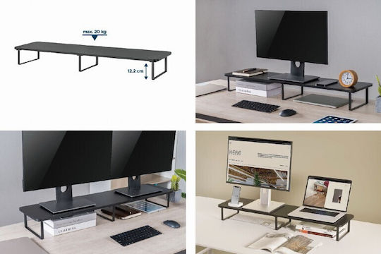 Gembird Desktop Stand for 2 Monitors (MS-TABLE2-01)