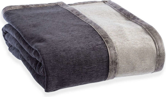 Nef-Nef Homeware New Tanger Sofa Throws 2 Seater 2 Sides P180xW250cm Graffite Ecru Nef-Nef Homeware New Tanger Sofa Throws 2 Seater 2 Sides P180xW250cm Graffite Ecru