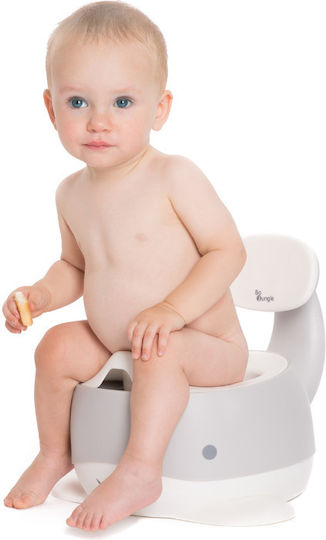 Bo Jungle Potty Chair Whale with Lid Orange