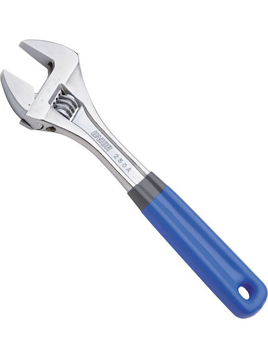 Unior French Wrench with Adjustable Opening 28mm and Anti-Slip Handle 250mm