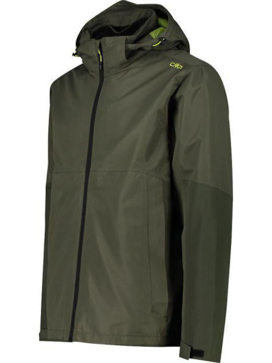 CMP Αδιάβροχο Κυνηγετικό Μπουφάν Fleece Χακί