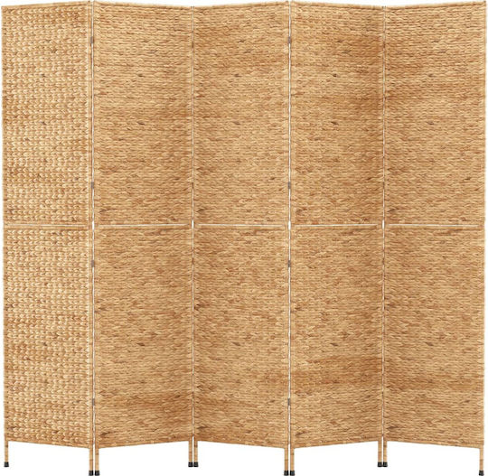 vidaXL Dekorativer Raumteiler aus Rattan 205x180cm