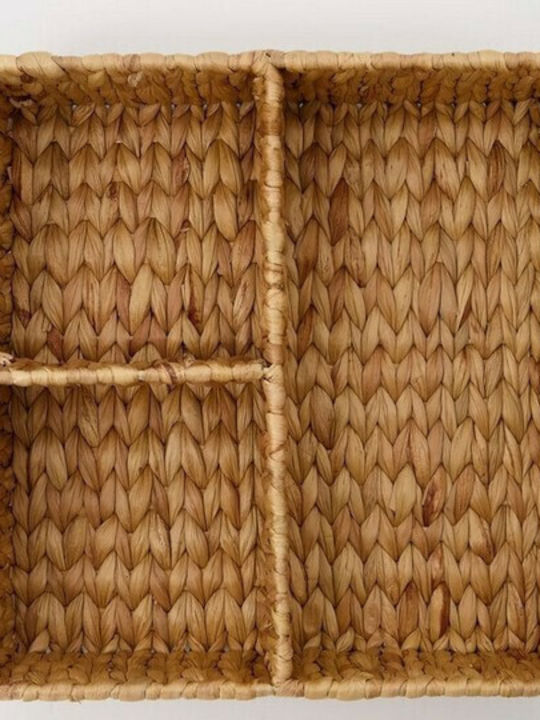 House Doctor Dekorativer Korb Korbweide Braun 30x30x10cm