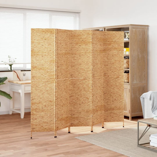vidaXL Dekorativer Raumteiler aus Rattan 205x180cm