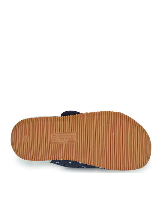 Kinderhausschuhe Stiefel Blau
