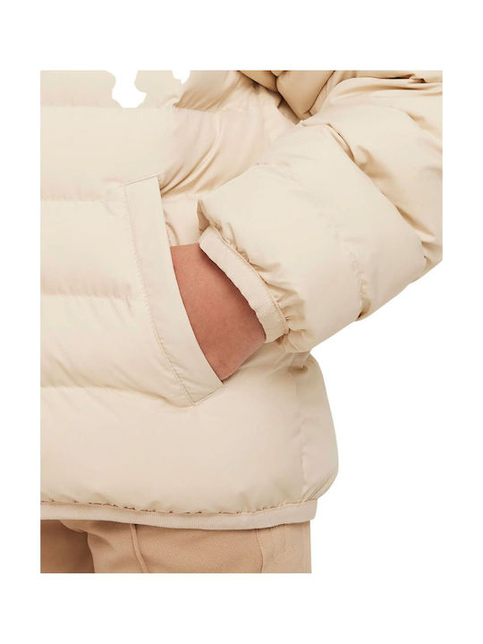 Kinderjacken & Winterjacken Sport Kinder Mäntel & Jacken Lang Beidseitig mit Futter Beige