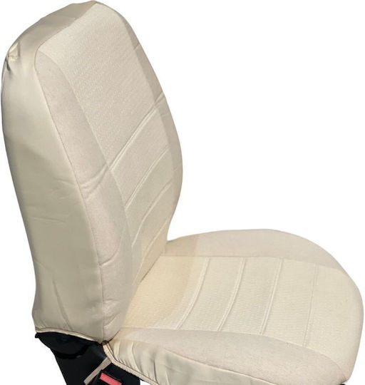 Set Autositzbezüge Polyester Set Beige