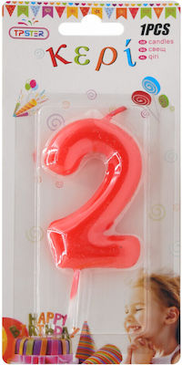 Tpster Birthday Candle Number in Red Color 29929