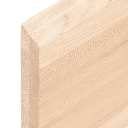 vidaXL Countertop without Sink L100xW40xH4cm Raw solid wood