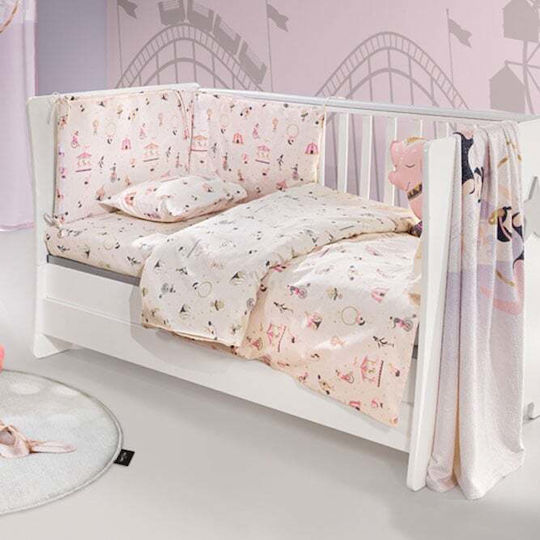 Saint Clair Baby Crib Bedding Set 3pcs Pink
