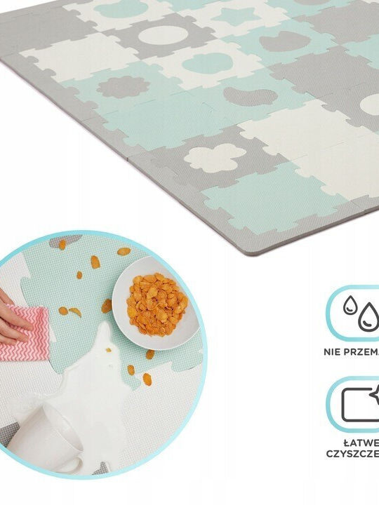 Kinderkraft Kids Floor Puzzle Luno Mint 30 Pieces